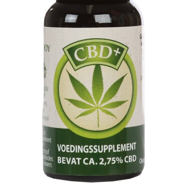 Jacob Hooy CBD Olie 2,75% (10ml) + voodingssupplement - Jacob Hooy CBD Olie 2,75% (10ml) + voodingssupplement -.